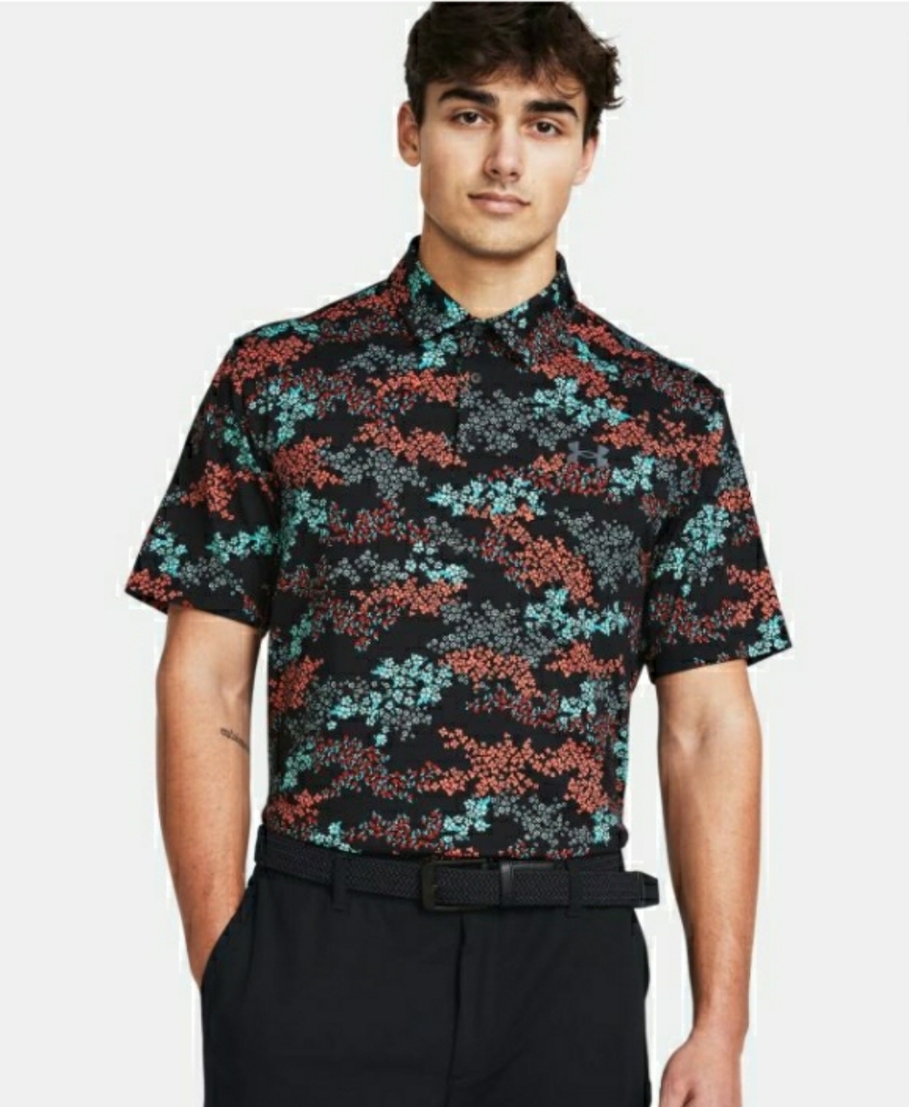 Under Armour Men's Playoff 3.0 Printed Golf Polo Shirt - 2XL